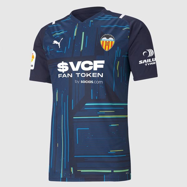 Tailandia Camiseta Valencia Portero 2021/22 Azul